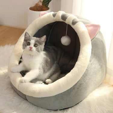 Purring Kitty Cave Bed Cat Beds KittyNook